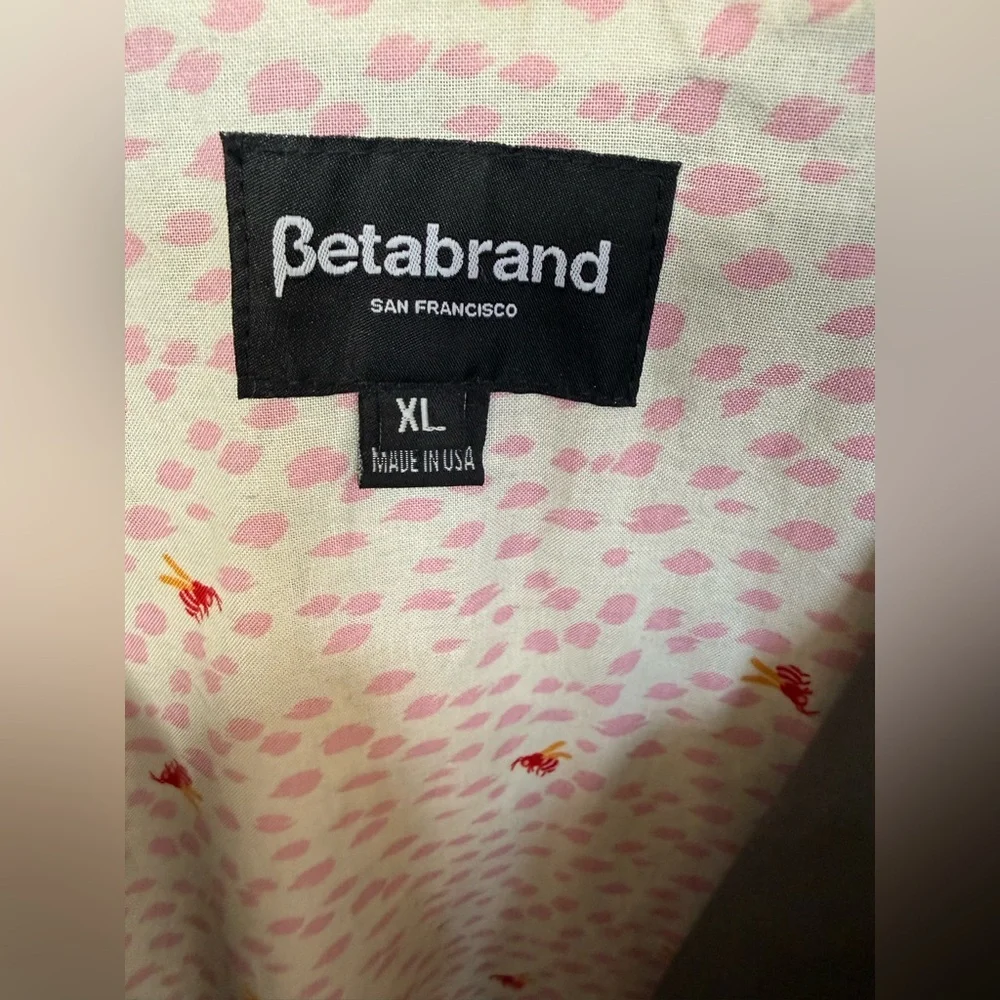 BETABRAND Women’s Morning Mess Chino Twill Green Utility Jacket Hooded - Size XL - Picture 3 of 15